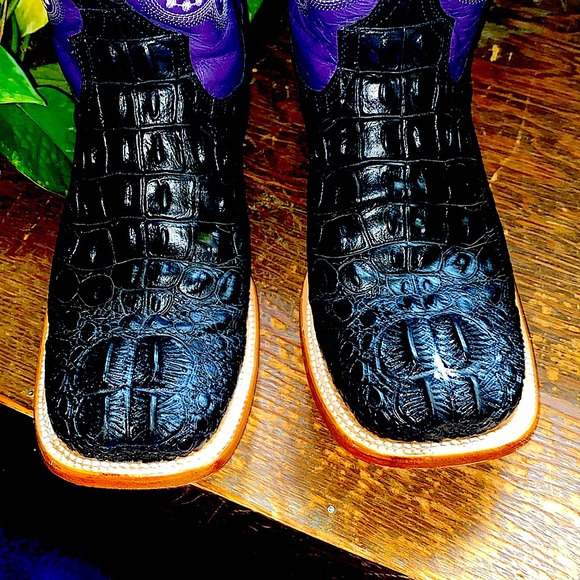 Ferrini all leather cowboy boots - Picture 2 of 13